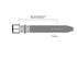 1.5" | Black Leather Belt - Thirteen50 Leather